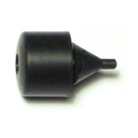 Midwest Fastener 1/2" x 0.4" Black Rubber GM Car Door Bumpers 6PK 72167